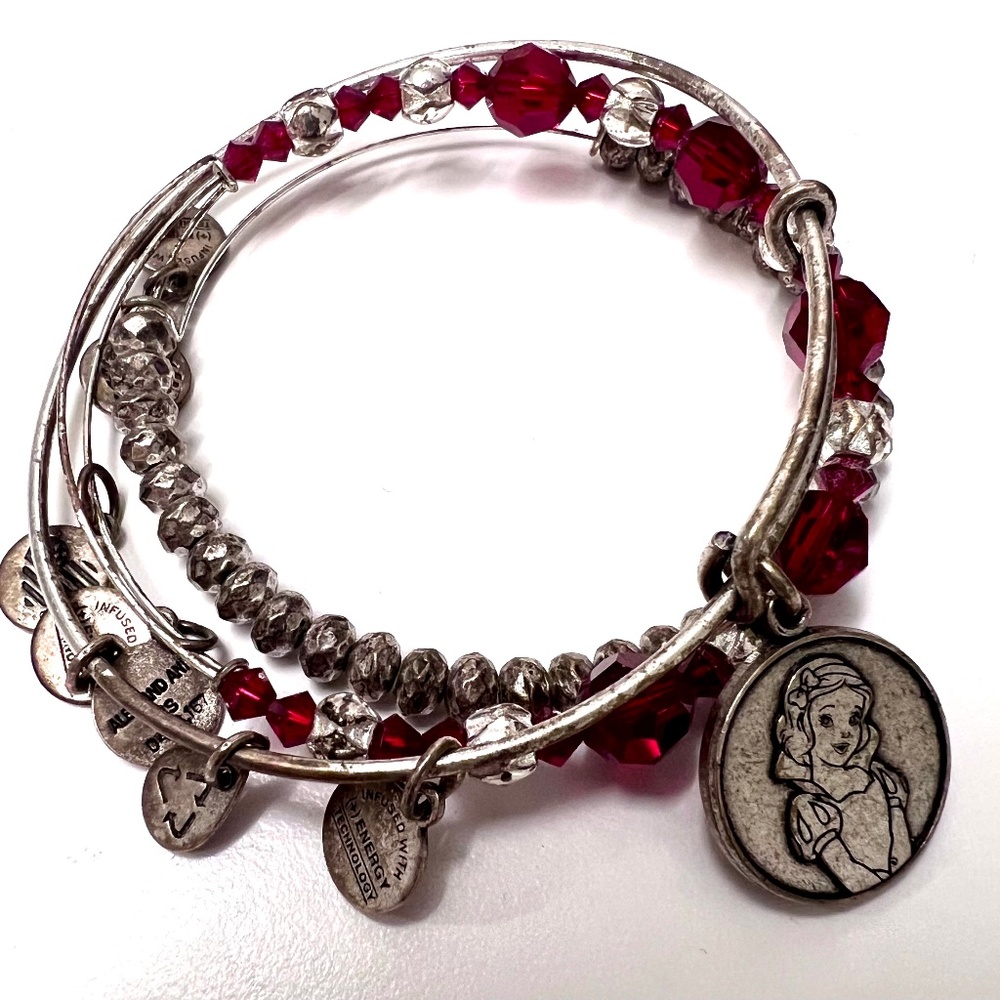 Disney Snow White Alex and Ani Bracelet Bangle Set